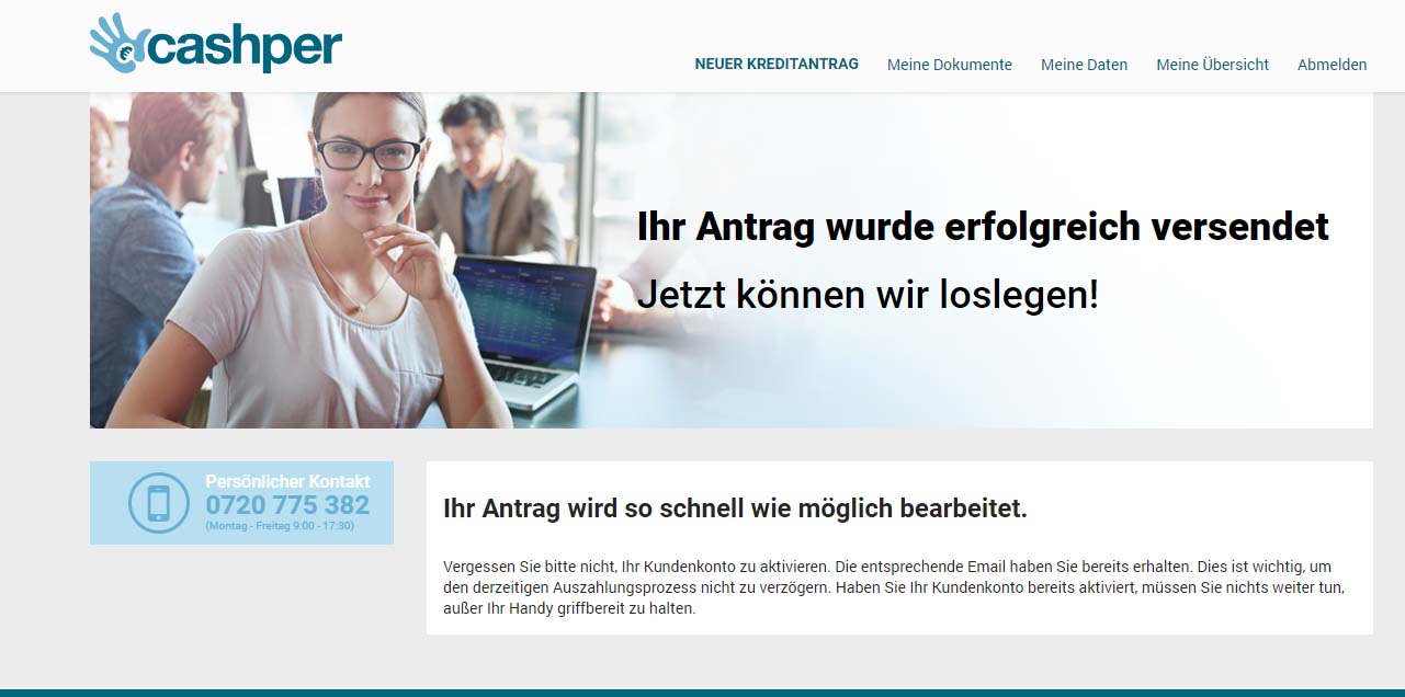 Cashper Kredit Test Erfahrungen