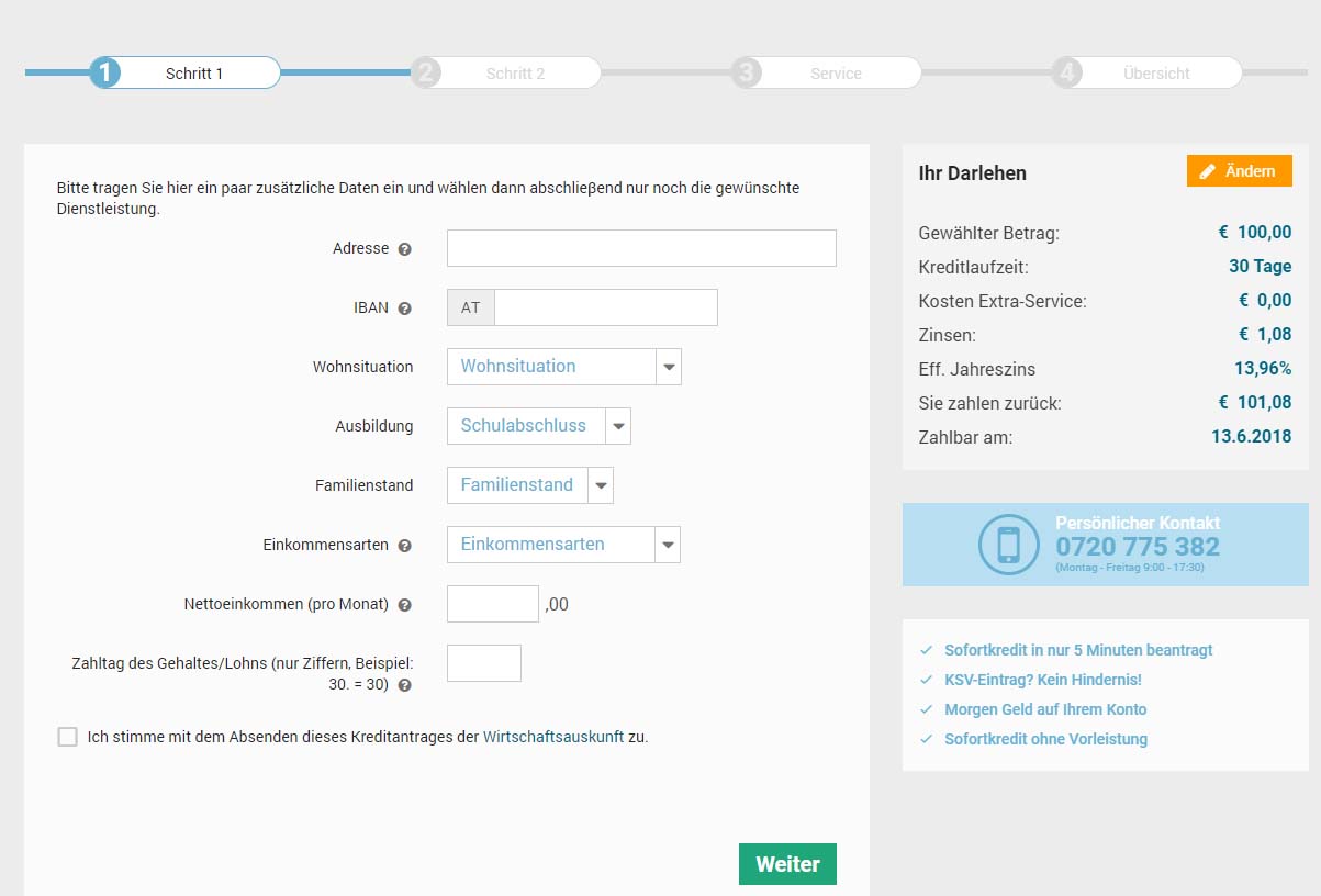 Cashper Kredit Test Erfahrungen